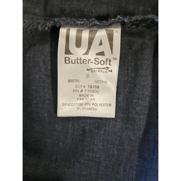 UA Butter-Soft Unisex 6 Pocket V-Neck Scrub Top Sz Small - Picture 8 of 9